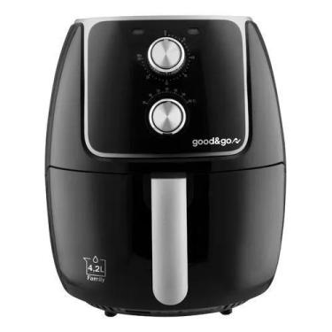 Imagem de Fritadeira Elétrica Airfryer 4,2 Litros good&go 1400w 127V, Preto, 110