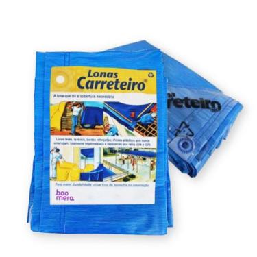 Imagem de Lona Carreteiro Azul 105 Micras 8x7 Boomera