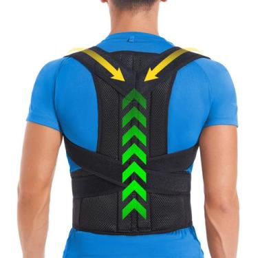 Imagem de Corretor de postura Back Brace DIANMEI para mulheres e homens XXL