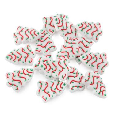 Imagem de Árvore de Natal Sunrony Focal Beads de silicone, 15 peças para artesan