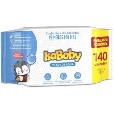 Imagem de Toalha Umedecida Isababy Primeiro 100 dias 140 un