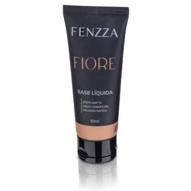 Imagem de Base Líquida Matte Fiore Fenzza  Cobertura Média, Secagem Rápida Acaba