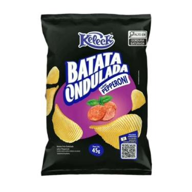 Imagem de Batata ondulada keleck pepperoni 45 g