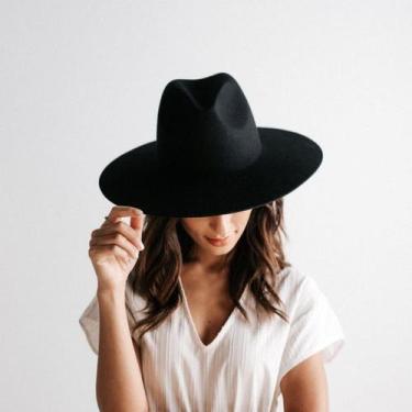 Imagem de Chapéu Fedora Gangster Preto Unissex - Rei Look