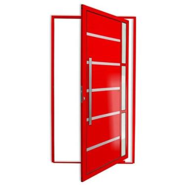 Imagem de Porta Pivotante Lambril Miraggio com Puxador Super 210cm x 100cm Brima