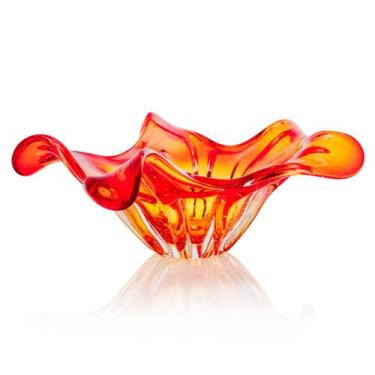 Imagem de Centro De Mesa Em Cristal Murano Vermelho - São Marcos