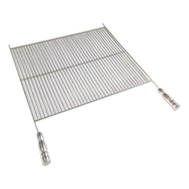 Imagem de Grelha Aramada Churrasco 50x60 Inox 304 Estilo Uruguaia - INOX LAURIND