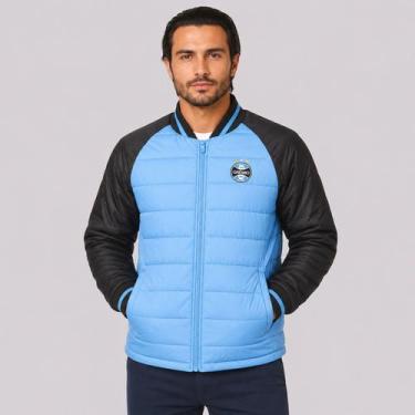 Imagem de Jaqueta Grêmio Puffer Azul - Betel, GG