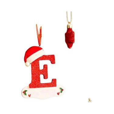 Imagem de Decoração De Árvore De Natal Com 26 Letras Em Acrílico DIY, Ornamento 