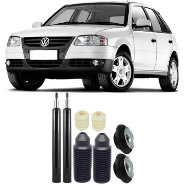 Imagem de Amortecedor + Kit Batente Vw Gol G4 Dianteiro 2005 Até 2011 O Par - Tr