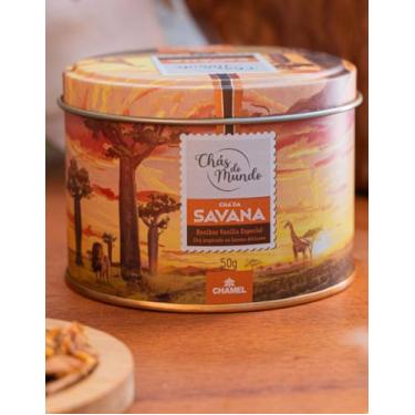 Imagem de Chá Misto Chamel da Savana Rooibos, Cacau, Canela e Baunilha 50g