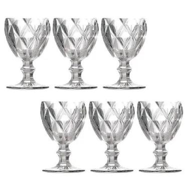 Imagem de Jogo 6 taças vidro clear diamond 330ml - EM CASA TEM