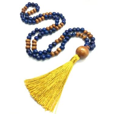 Imagem de Japamala 108 Contas Sementes De Açaí e Madeira