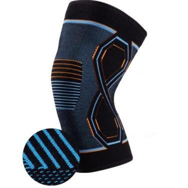 Imagem de Joelheira de Compressão Profissional Hexagon para proteção e recuperação do joelho Premium Rubber Fit (GG)