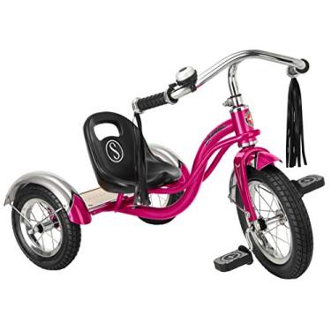 Imagem de Schwinn Triciclo infantil Roadster, triciclo clássico, rosa brilhante