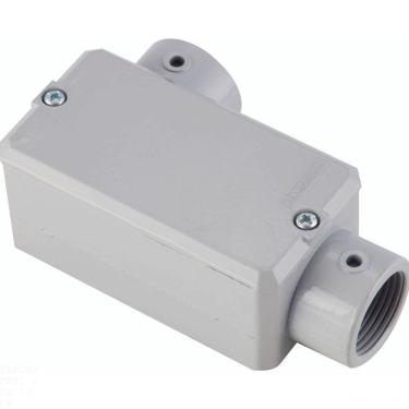 Imagem de Condulete fixo tipo "LL" Tramontina 1.1/4" - com tampa - sem rosca - com pintura Tramontina