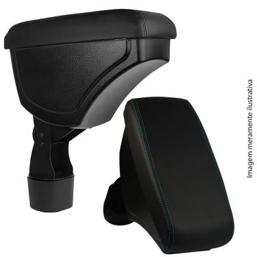 Imagem de Apoio De Braço Onix e Prisma 12 a 18 - Preto Costura em Azul