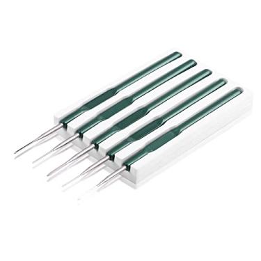 Imagem de Keenso Ferramentas de terminal, 5 pçs/1 conjunto DIY Alloy Automotive Wire Harness Pin Removal Tool Plug Pin Removal Dismount Tool Kit