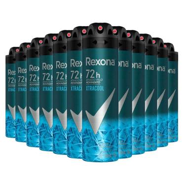 Imagem de Kit Desodorante Aerosol Rexona Xtracool 150ml - 12 Unidades