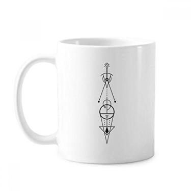 Imagem de Universe Totem Geometria Alien Triângulo Caneca Cerâmica Café Porcelana Utensílios de Mesa