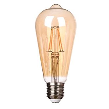 Imagem de Lâmpada de Filamento LED ST64 4W Luz Amarela 2.400K Base E27 Bivolt Lorenzetti