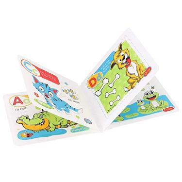 Imagem de Livro de banho Shopping Spree, livro de chá de bebê de EVA, à prova d'água, seguro, desenvolve a inteligência do bebê (animal terrestre A501)