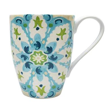 Imagem de Jogo de Canecas Hagan em Porcelana, 6 unidades, 300ml, Colorido, L'Hermitage