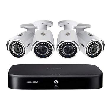Imagem de Lorex 4K 8 Canal 2TB DVR com 4 2K Câmeras ao ar livre, 130 pés Night Vision