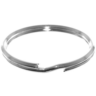 Imagem de Chaveiros divididos em metal com corda da costa oeste para organização de casa ou escritório – opções de tamanho – usos – Pacotes com 5, 10, 25, 50 e 100, 1 1/2 Inch, 25 Pack