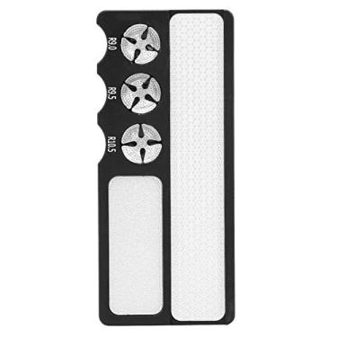 Imagem de 【 】Redxiao~ Modelador de ponta de sinuca, 12,5 x 5,5 x 0,5 cm, para bilhar Snooker Billiards (Preto)