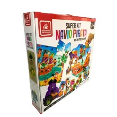 Imagem de Super Kit Navio Pirata Montessori