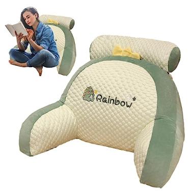 Imagem de Almofada de cama para sentar,Travesseiro Macio com Braços - Travesseiro de suporte para pescoço lombar para assistir TV, ler, trabalhar no laptop e sentar na cama Xinyin