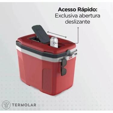 Imagem de Caixa Térmica Cooler Suv 32 Litros Termolar  Vermelha