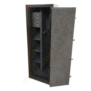 Imagem de Cofre Armário Carbono 150x42x42 para 15 peças (07 longas e 08 curtas) CR, CAC, EB