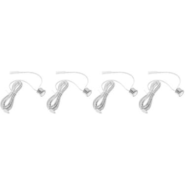 Imagem de DOITOOL 4 Pcs Toque No Interruptor Dimmer Interruptor De Barra De Luz Sensor Inteligente Interruptor Dimmer Inteligente Sensor De Toque Cobre Módulo De Controle Branco Controle De Divisão