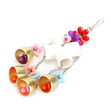 Imagem de Parrots Bell, Prático Bird Hanging Bell Cofre portátil resistente ao desgaste para uso geral para brincar em casa para uso profissional