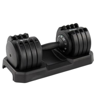 Imagem de Dumbbell Halter Gallant Elite Pro 19Kg Regulável Com Base