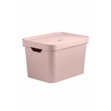 Imagem de Caixa Organizadora Cube 18 Litros Com Tampa 36 x 27 x 24,5cm