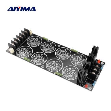 Imagem de Aiyima 120a fonte de alimentação retificador filtro capacitor placa 8 pçs capacitores 35mm diy