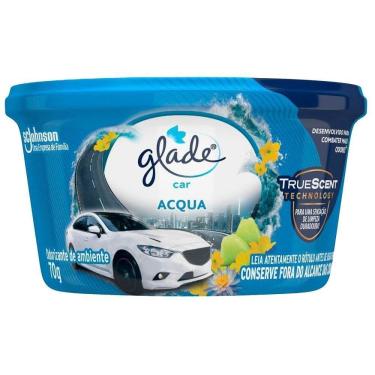 Imagem de Purificador de Ar Glade Auto Gel Acqua 70g - Embalagem c/ 12 unidades