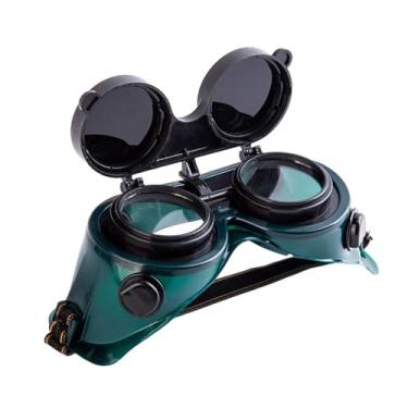 Imagem de harayaa Óculos de soldagem flip up óculos de proteção para os olhos para reparo de automóveis ao ar livre trabalho moagem