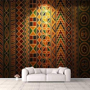 Imagem de SX-WE Papel de parede africano autoadesivo quarto sala de estar dormitório decoração mural de parede adesivo de parede parede teto guarda-roupa adesivo 98,4 x 68,9 polegadas