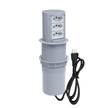 Imagem de Torre Multiplug Automático 3 Tom 10a + Carregamento Indução