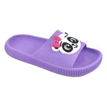 Imagem de Chinelo Menina Nuvem infanfil leve barato fashion Panda
