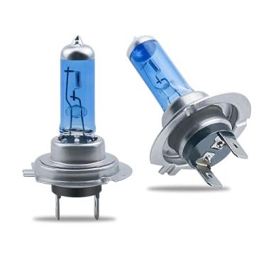 Imagem de GKmow 2 peças H7 lâmpada de halogêneo para carro, 12 V 100 W, lâmpada de pedra de alta potência, farol baixo, acessórios de substituição automotivos universais, produto compatível com carros,