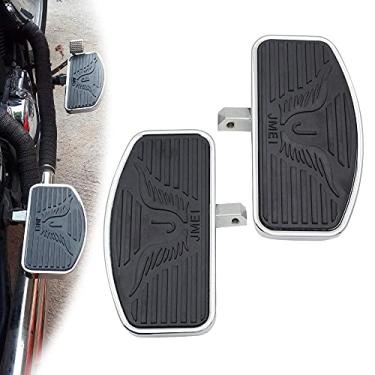 Imagem de Pedal de piso de motocicleta dianteiro/traseiro de passageiro para Honda Magna VF250/VT250/VF750 1994-2013 Yamaha V-STAR DragStar XVS 650 / Virago XV125/250/400 Par (Reat)