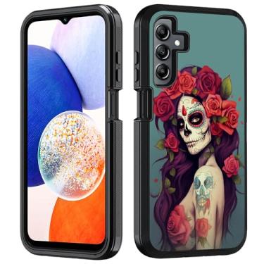 Imagem de BWOOLL Capa para Samsung Galaxy A15 5G, capa resistente 3 em 1 híbrida de policarbonato rígido e silicone macio à prova de choque capa de proteção contra quedas para Samsung Galaxy A15 5G 2024, Sugar