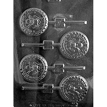 Imagem de Life of the Party J098 Army Lollipop Sucker Chocolate Candy Mold com instruções de moldagem