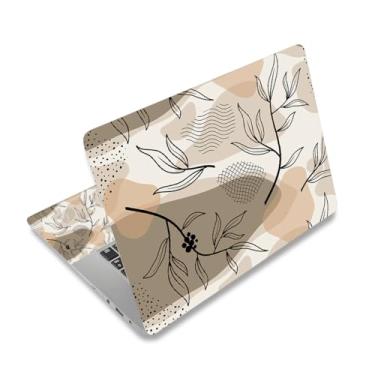 Imagem de ArtSo Adesivo para laptop, 16,5 17 17 17,3 polegadas Laptop Netbook PC Notebook Universal Vinil Reutilizável Skin Sticker Cover Capa Personalizada Arte Capa, Abstração Folha