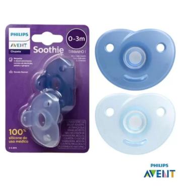 Imagem de Avent Chup (scf099/11) Soothie 4-6m Dupla Menino